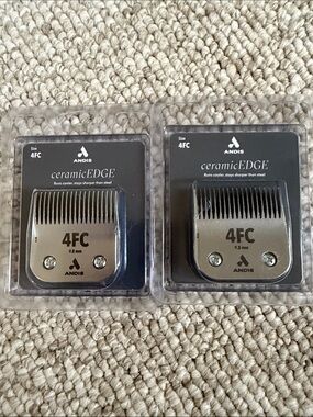 Andis ceramicEDGE 4FC Replacement Blades - Silver and Black